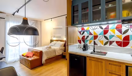 Residencial Vibe Republica, apto disponível para venda com 35m² e 01 dormitório