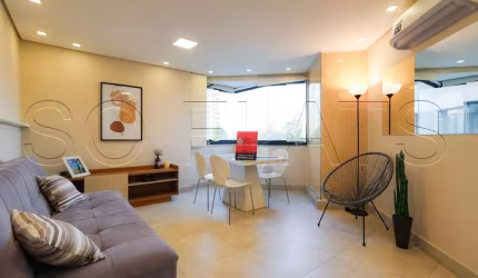Apto no Morumbi, disponível para locação contendo 42m², 1 dormitório e 1 vaga de garagem.