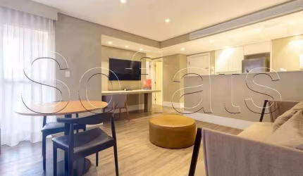 Flat George V Maria Lisboa disponível com 66m², 01 dormitório e 01 vaga de garagem