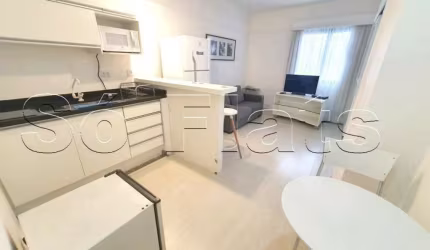 Flat disponível para locação no Jardim Paulista, próximo ao Shopping Pamplona e  Av 9 de Julho.