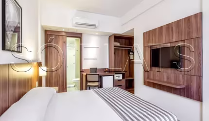 Hotel Vivenzo Savassi Belo Horizonte, apto disponível para venda com 24m², 01 dorm e 01 vaga