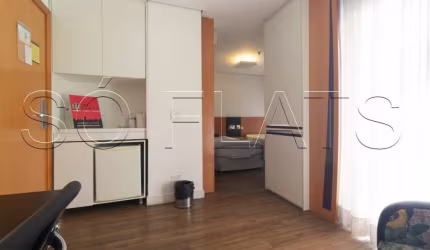 Apto disponível para locação no Stella Vega contendo 31m², 1 dormitório e 1 vaga de garagem.