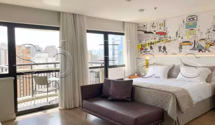 Flat Grand Mercure Itaim disponível para venda com 36m², 01 dormitório  e 01 vaga de garagem
