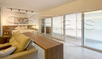 Apto no Trix Tamboré para locação e inquilinato com 50m² e 1 vaga, disponível para locação.