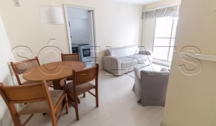 Flat Roma Palace disponível para venda com 42m², 01 dorm e 01 vaga