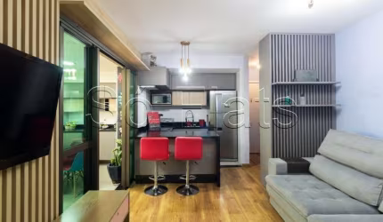 Apto no Gran Estanconfor Veranda Berrini disponível para locação com 60m², 2 dorms e 1 vaga.