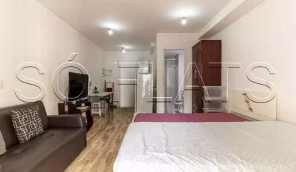 Residencial Aurora Paulistana, studio disponível para locação todo mobiliado com 25m² e 1 dorm.