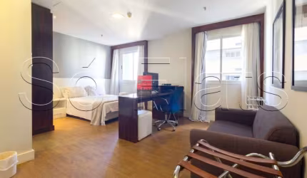 Flat Wyndham São Paulo Paulista disponível para venda com 29m², 01 dorm e 01 vaga de garagem