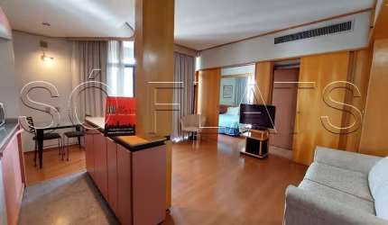 Apartamento no Address com 63m², 2 dormitórios e 1 vaga disponível para locação no Itaim Bibi.