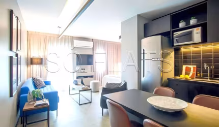 Flat Estanplaza Nações Unidas, disponível para venda com 42m², 01 dormitório e 01 vaga de garagem