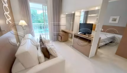 Flat disponível para locação prox. da Avenida Paulista e Shopping Center 3 com 1 dormitório e 1 vaga