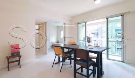 Apto disponível para locação no Estanconfor Villa Paulista todo mobiliado, 56m², 2 dorms e 1 vaga.