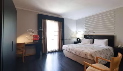 TRYP PAULISTA - flat próx Av Paulista mobiliado e com serviços.