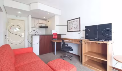 Flat no Space Valley disponível para locação com 36m², 1 dormitório e 1 vaga de garagem