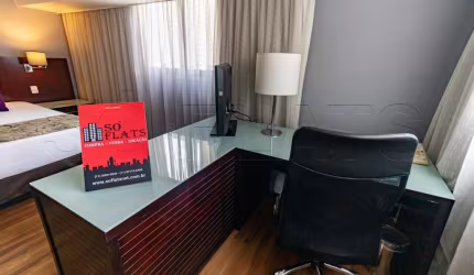 Flat Wyndham São Paulo Berrini disponível para venda com 29m², 1 dormitório e 1 vaga de garagem