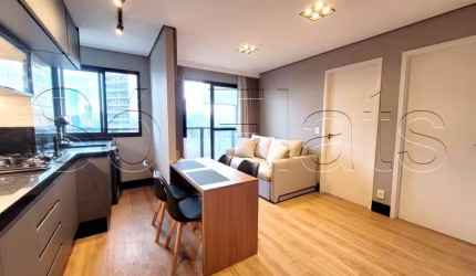 Residencial Viva Benx Vila Olímpia, flat disponível para locação contendo 42m², 2 dorms e 1 vaga.