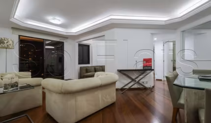 The Sutton House, flat para locação de alto padrão, com 03 dormitórios, próximo a Av. Ibirapuera.