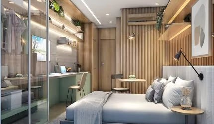 Residencial Voxx Vila Nova, studio disponível para venda com 24m² e 01 dormitório