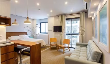 Flat Clarion Faria Lima disponível para venda com 28m², 1 dormitório e 1 vaga de garagem