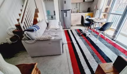 Estanconfor Villa Paulista, Apartamento Cobertura disponível para venda com 60m², 1 dorm e 2 vagas