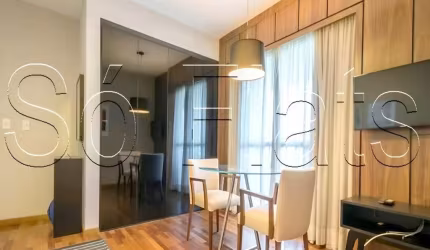 Lindo apto Gran Estanconfor Veranda Berrini disponível locação com 1 dormitório e 1 vaga de garagem.