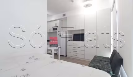 Flat estilo Studio disponível para venda com 20m² e 1 dormitório próx do Hospital São Paulo.