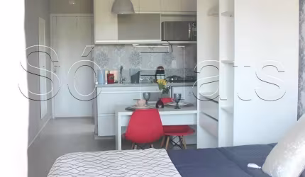 Residencial New Studio, studio disponível para locação com 29m², 01 dormitório e 01 vaga.
