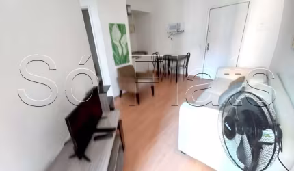 Apto disponível para locação no Stagium Studio contendo 35m², 1 dormitório e 1 vaga de garagem.