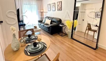 Flat Estanplaza Nações Unidas, disponível para venda com 45m², 01 dormitório e 01 vaga de garagem