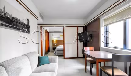 Flat Bristol The Time disponível para venda com 31m², 01 dormitório e 01 vaga de garagem