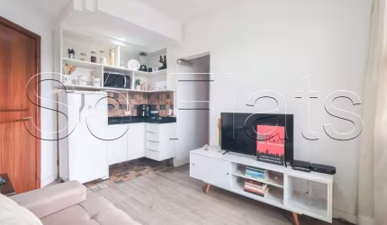 Apto no Edifício Morumbi Residence com 34m², 1 dormitório e 1 vaga, disponível para locação.
