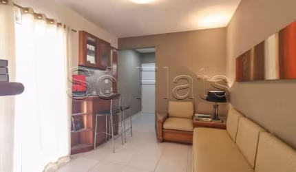 Flat no Paraíso, próximo ao Ginásio do Ibirapuera, Pq do Ibirapuera e Av. 23 de Maio.