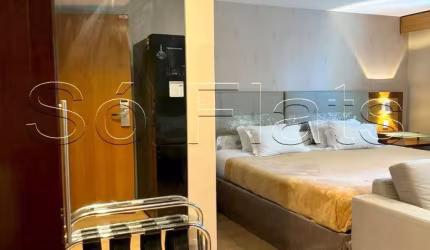 Flat disponível para locação em Moema, próximo ao Shopping Ibirapuera e Av. Ibirapuera.