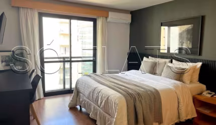 Flat disponível para locação nos Jardins, próximo a Av 9 de Julho e Shopping Jd. Pamplona.