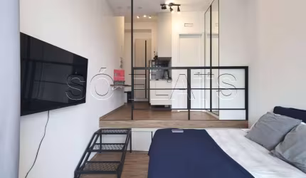 Studio disponível para venda com 30m² e 1 dorm, muito bem localizado ao lado da PUC e Av Sumaré.