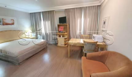 Flat em Higienopolis totalmente mobiliado com 28m² à venda.