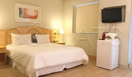 Tryp Higienópolis melhor flat da região com todo conforto disponível para locação
