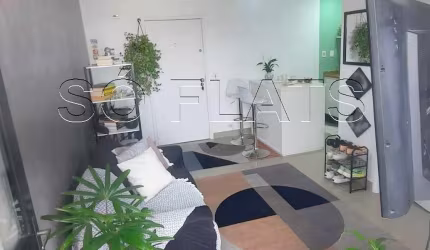 Apto Moema Studio disponível para locação com 32m² e 01 vaga de garagem.