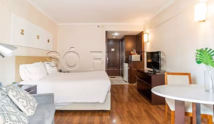Flat Grand Plaza Paulista disponível para venda, com 31m², 01 dorm e 01 vaga