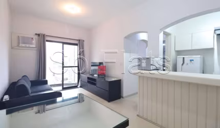Flat disponível para locação no The First Full, 42m², 1 dormitório e 1 vaga de garagem.