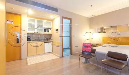 Flat Tryp Tatuapé disponível para venda com 30m², 01 dorm e 01 vaga de garagem
