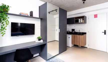 Studio VN Chez Frei Caneca, apto disponível para locação com 18m² e 01 dormitório.