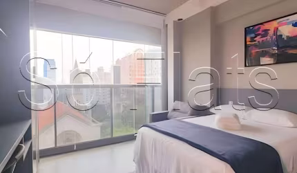 Flat no On Lorena disponível para locação com 23m² e 1 dorm. localizado ao lado da Av 9 de Julho.