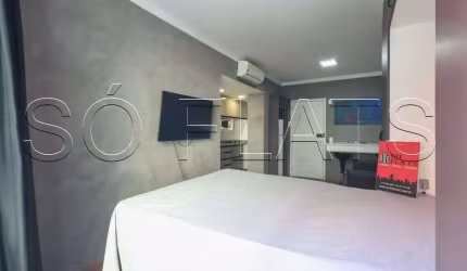 Studio Avanhandava, disponível para locação com 35m² e 01 dormitório