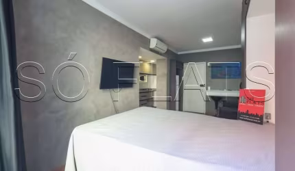 Studio Avanhandava, disponível para locação com 35m² e 01 dormitório