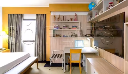 Studio Innside São Paulo Itaim disponível para locação com 27m² e 01 vaga de garagem