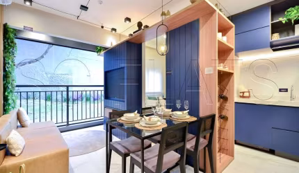 Residencial Connect Vila Sonia, apartamento com 36m², 2 dormitórios e 1 vaga de garagem.