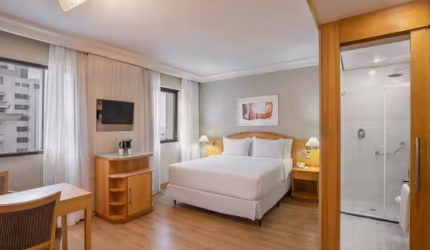 Flat em Higienopolis Rede Tryp Imóvel Fora do Pool 100% de Ocupação 1 Suíte 29m²