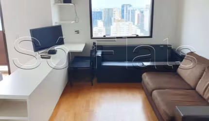 StayBridge Suítes, flat disponível para locação contendo 33m², 1 dormitório e 1 vaga.