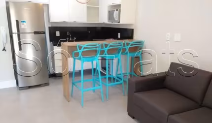 Apartamento com 36m², vaga de garagem e lavanderia coletiva. Studio Suzano.